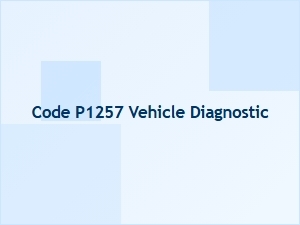Code P1257 Vehicle Diagnostic Explanation